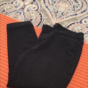 Old Navy pixie chino navy pants size 18